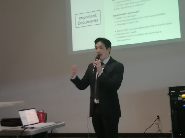 Aarron Chen from AHC law is presenting on Wills and Estates. Here is a link to our YouTube Channel with more from his presentation. https://www.youtube.com/watch?v=xzgwL5hUKdE