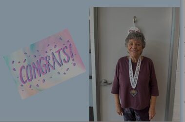 Our Silver Medal Winner  – Carpet Bowling